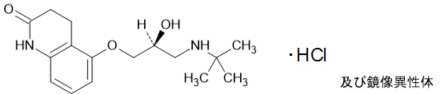 カルテオロール塩酸塩構造式画像