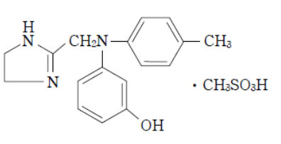 フェントラミンメシル酸塩構造式画像